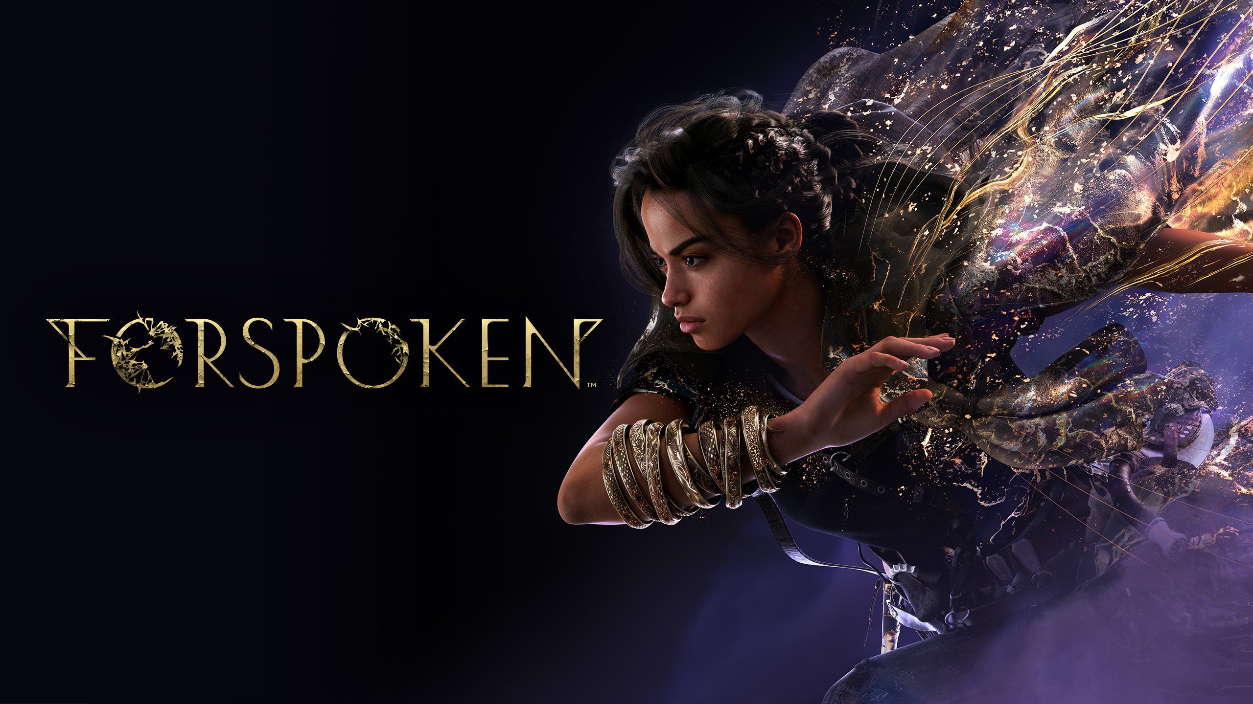 Frey in the Forspoken key art.