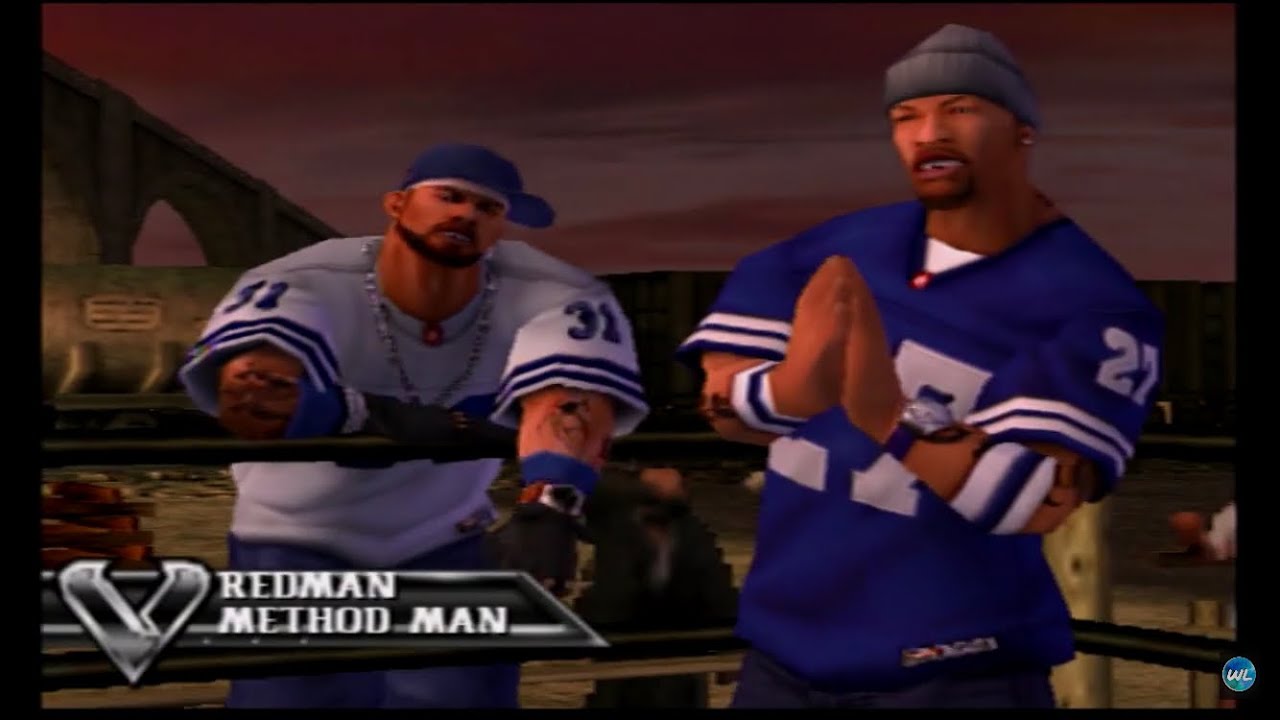 Redman with his hands together.