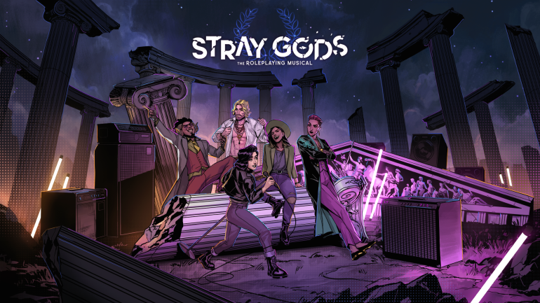 Official key art for Stray Gods.