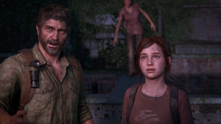Ellie and Joel looking ahead.