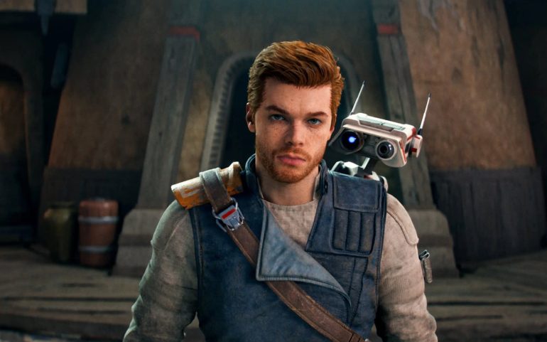 Star Wars Jedi: Survivor protagonist, Cal Kestis, looking at the camera