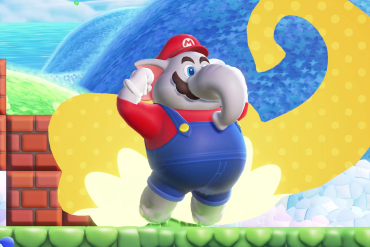 Elephant Mario posing from the Super Mario Bros Wonder trailer