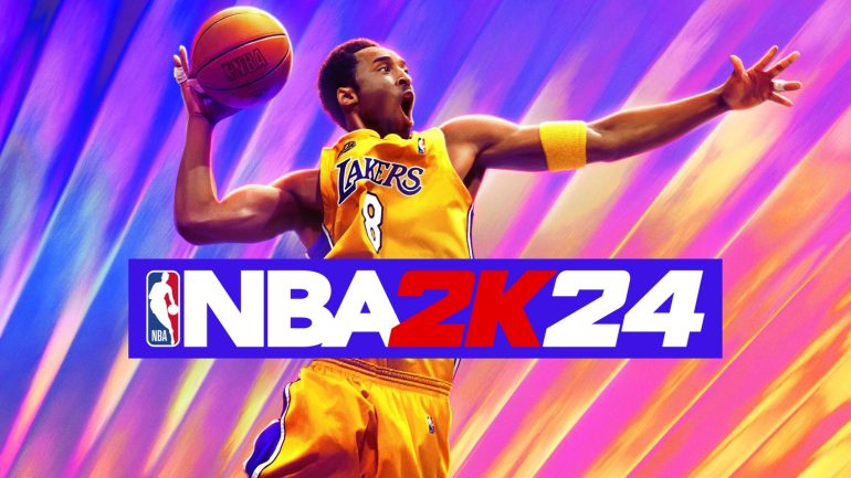 Kobe Bryant on the cover of NBA 2K24