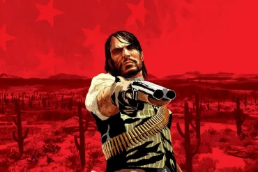 Red Dead Redemption Cover (John Marston holding gun)